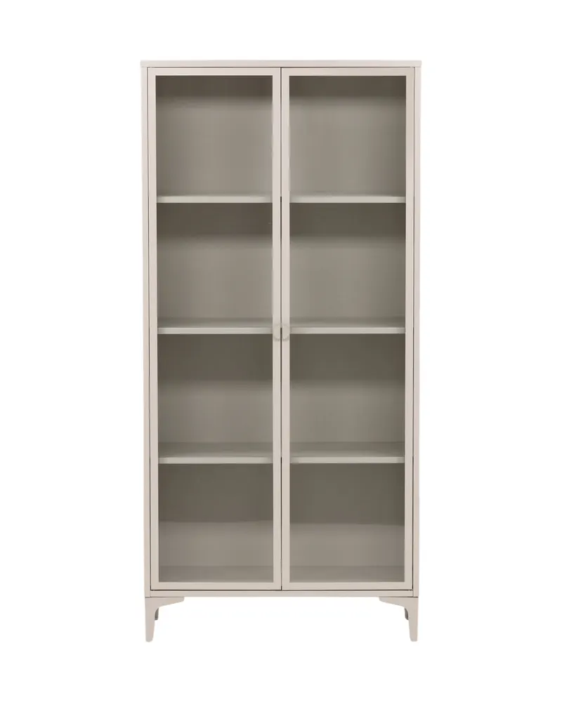 Piring Sideboard und Hochschrank aus Stahl, Schwarz oder Beige