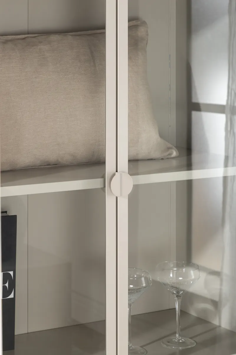 Piring Stahlschrank in 40 × 190 × 90 cm, Beige, im Wohnraum, Ansicht 4