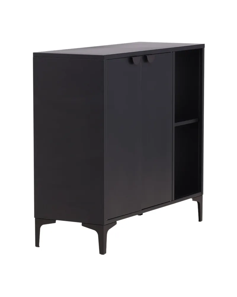 Piring Stahlschrank in 42 × 100 × 110 cm, Schwarz, Ansicht 2