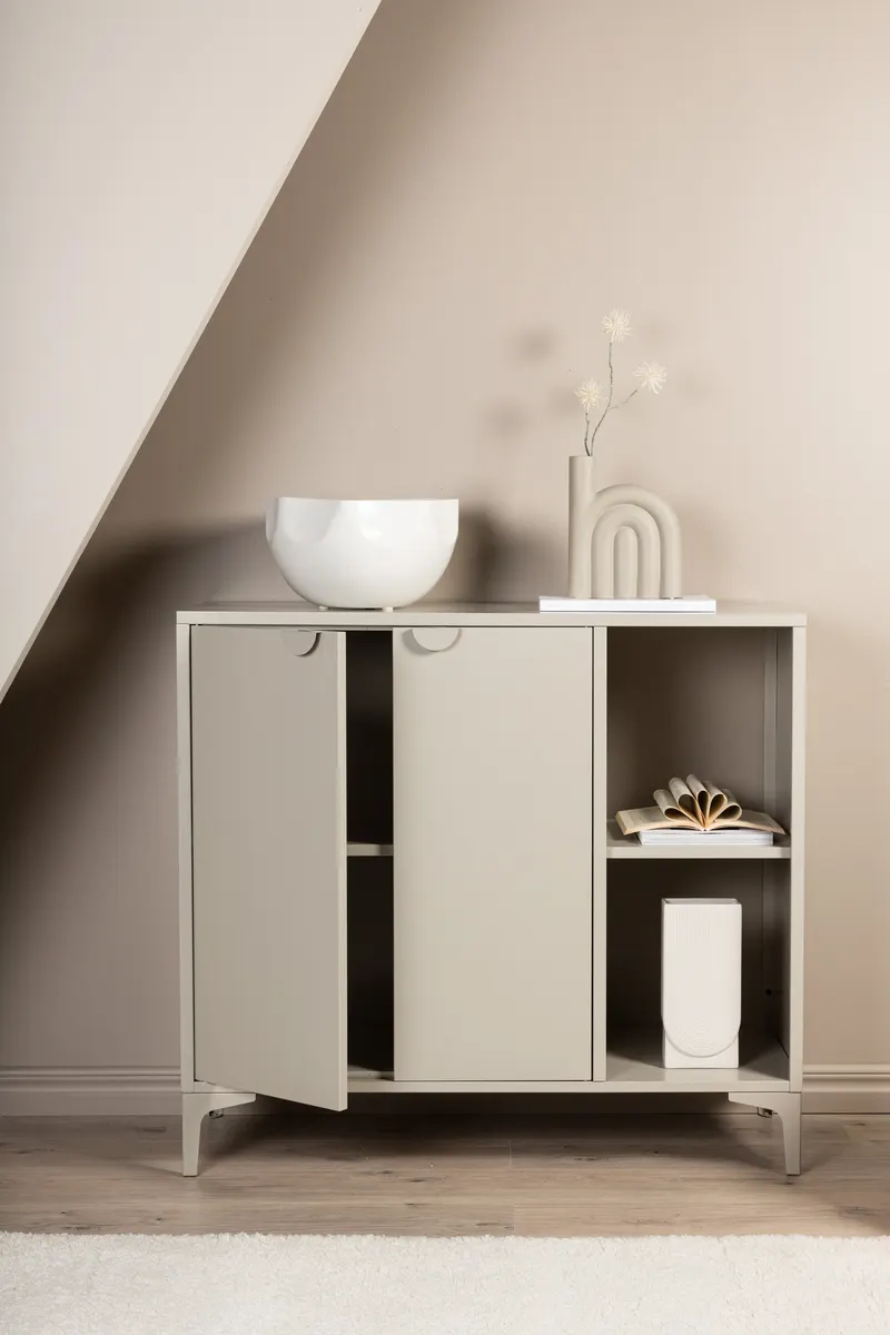 Piring Stahlschrank in 42 × 100 × 110 cm, Beige, im Wohnraum, Ansicht 1
