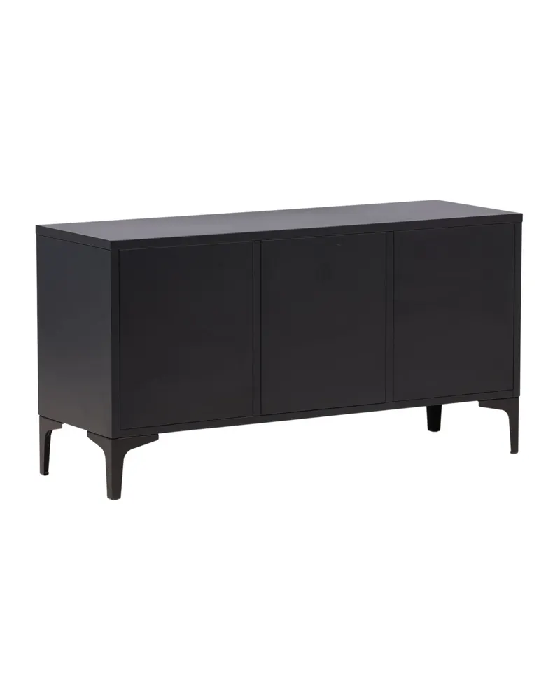 Piring TV-Schrank aus Stahl mit zwei Türen in Schwarz, Ansicht 5