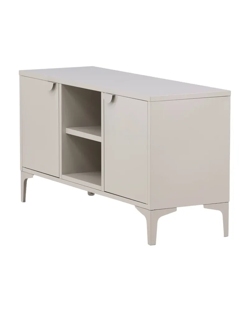 Piring TV-Schrank aus Stahl mit zwei Türen in Beige, Ansicht 7