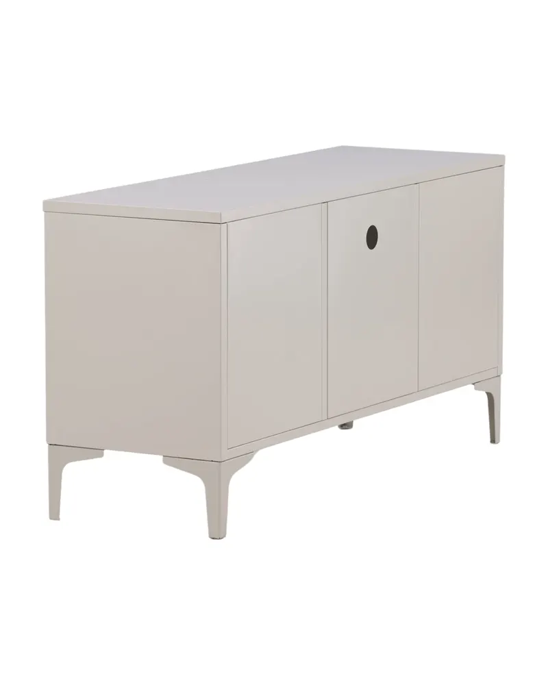 Piring TV-Schrank aus Stahl mit zwei Türen in Beige, Ansicht 9