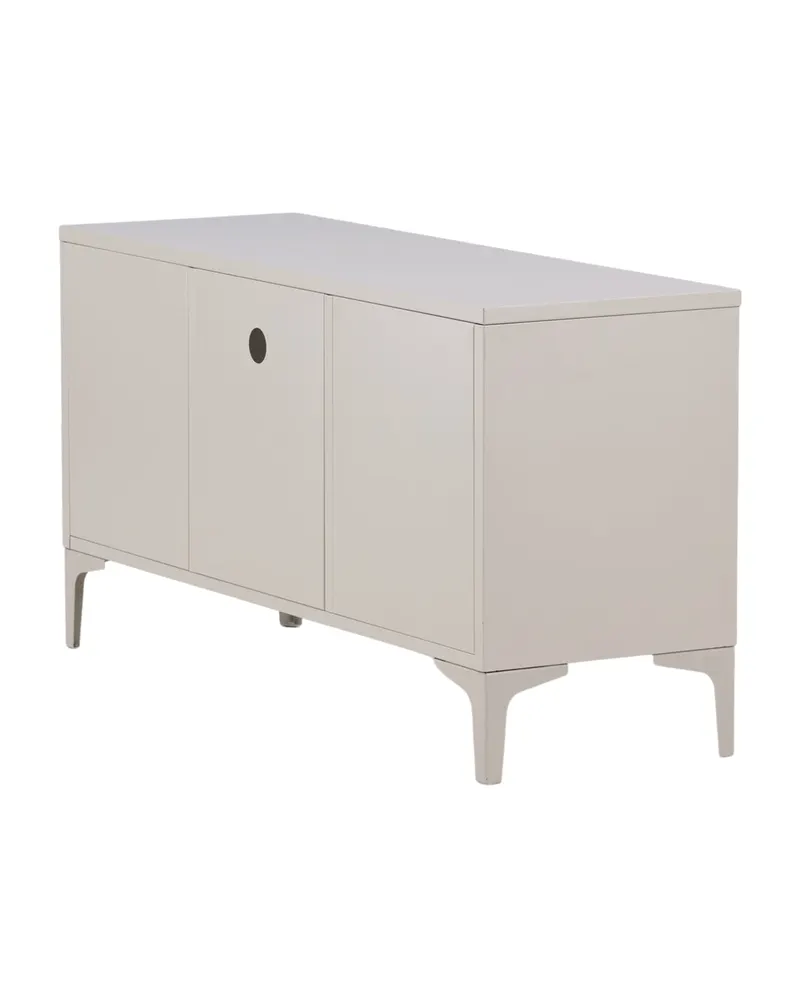 Piring TV-Schrank aus Stahl mit zwei Türen in Beige, Ansicht 12