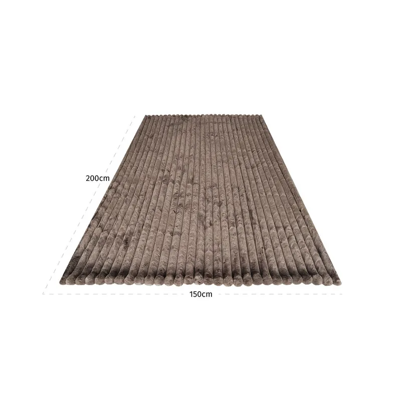 Plaid Chic Taupe 150 × 200 cm von Richmond Interiors, Maßzeichnung 5