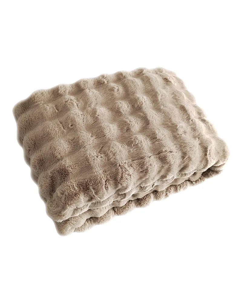 Plaid Nordic Plush Beige 200 × 300 cm von Richmond Interiors, Produktansicht 2