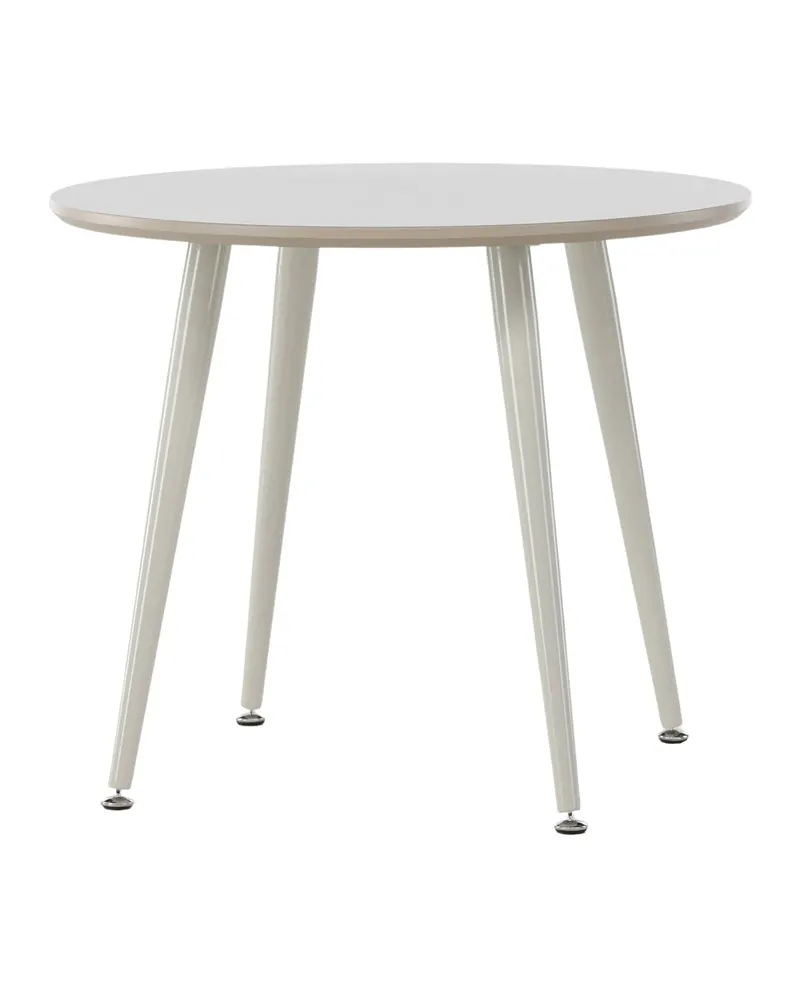Plaza runder Kindertisch mit Stahlbeinen in Beige, Ansicht 8