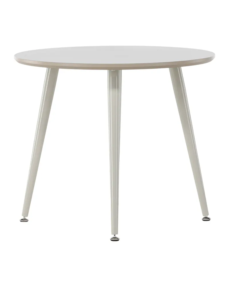Plaza runder Kindertisch mit Stahlbeinen in Beige, Ansicht 9