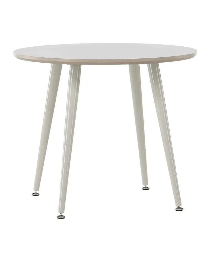 Plaza runder Kindertisch mit Stahlbeinen in Beige, Ansicht 10