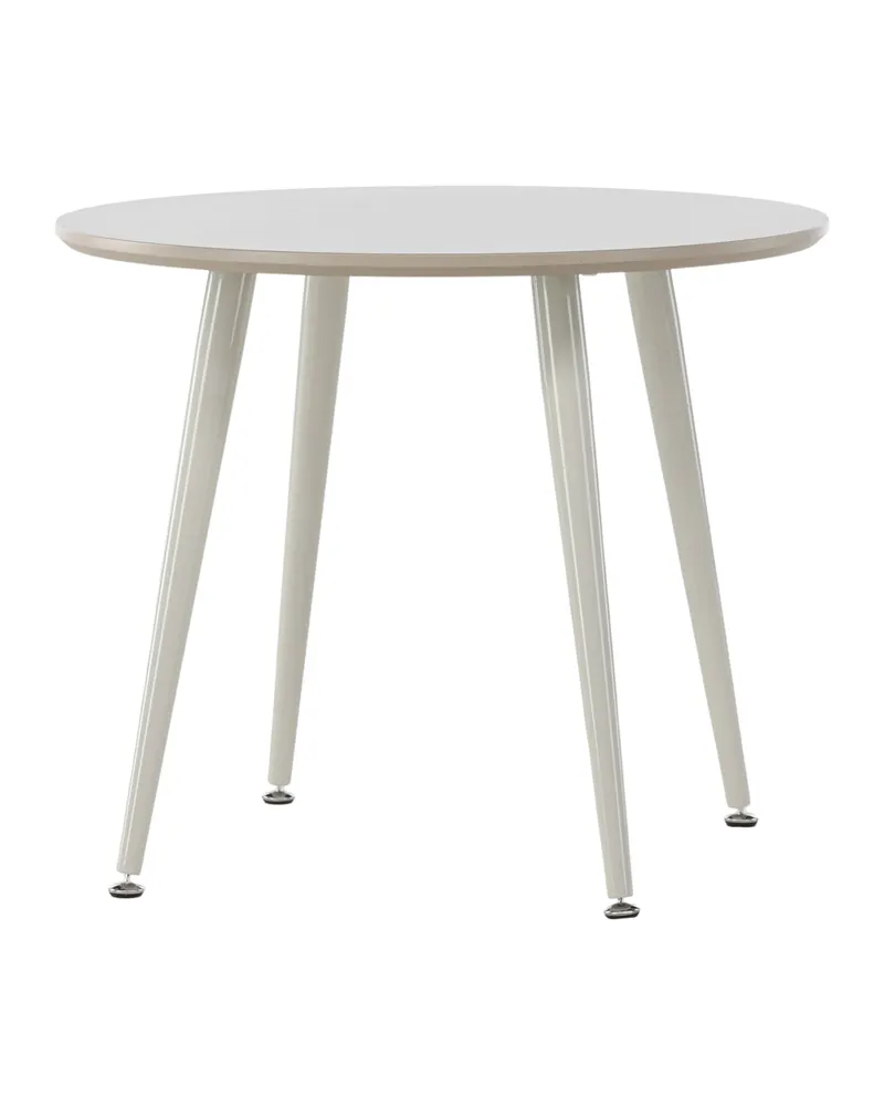 Plaza runder Kindertisch mit Stahlbeinen in Beige, Ansicht 11