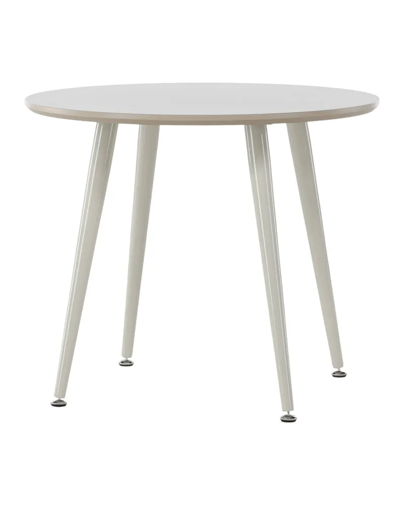 Plaza runder Kindertisch mit Stahlbeinen in Beige, Ansicht 12