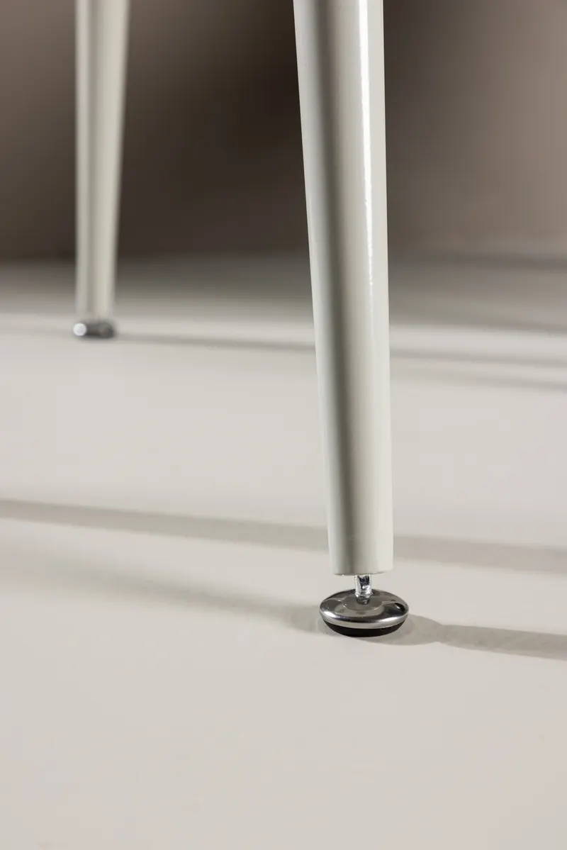 Plaza runder Kindertisch mit Stahlbeinen in Beige, im Wohnraum, Ansicht 3