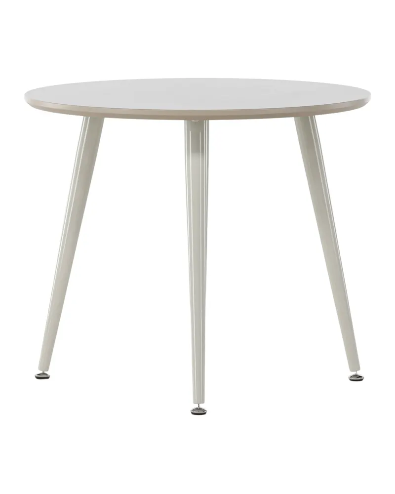 Plaza runder Kindertisch mit Stahlbeinen in Beige, Ansicht 3