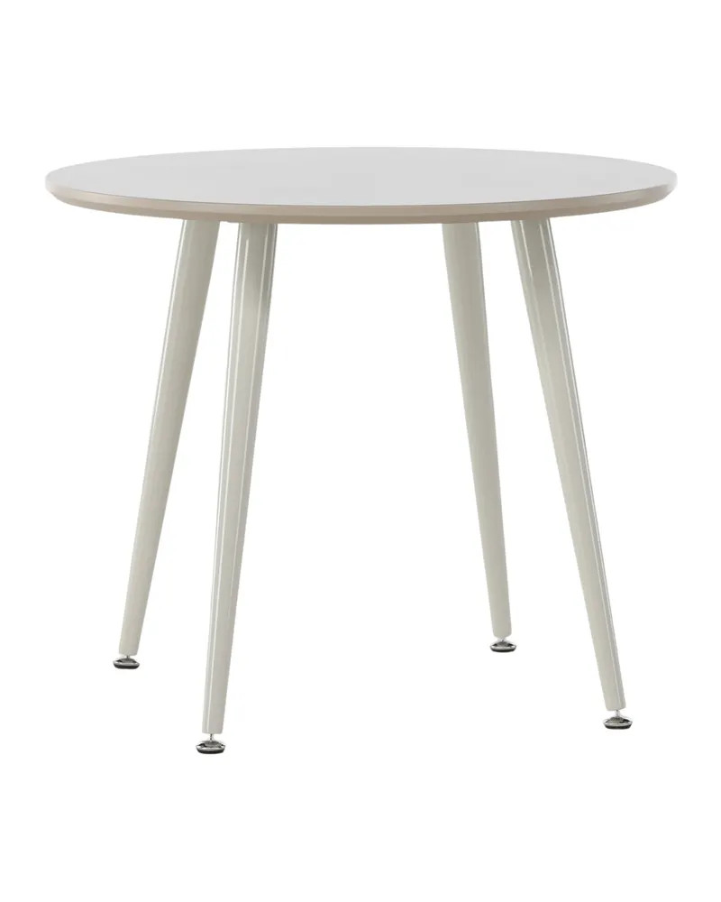 Plaza runder Kindertisch mit Stahlbeinen in Beige, Ansicht 4