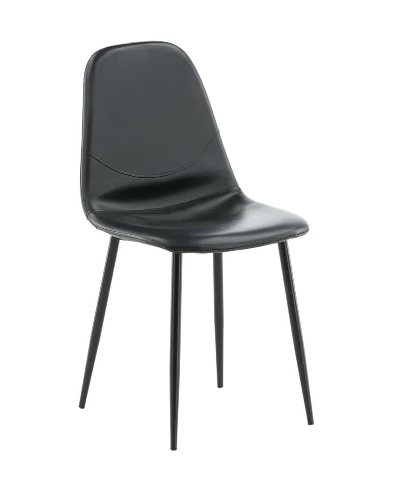 Polar Esszimmerstühle im 2er-Set in Schwarz, PU-Kunstleder, Ansicht 13