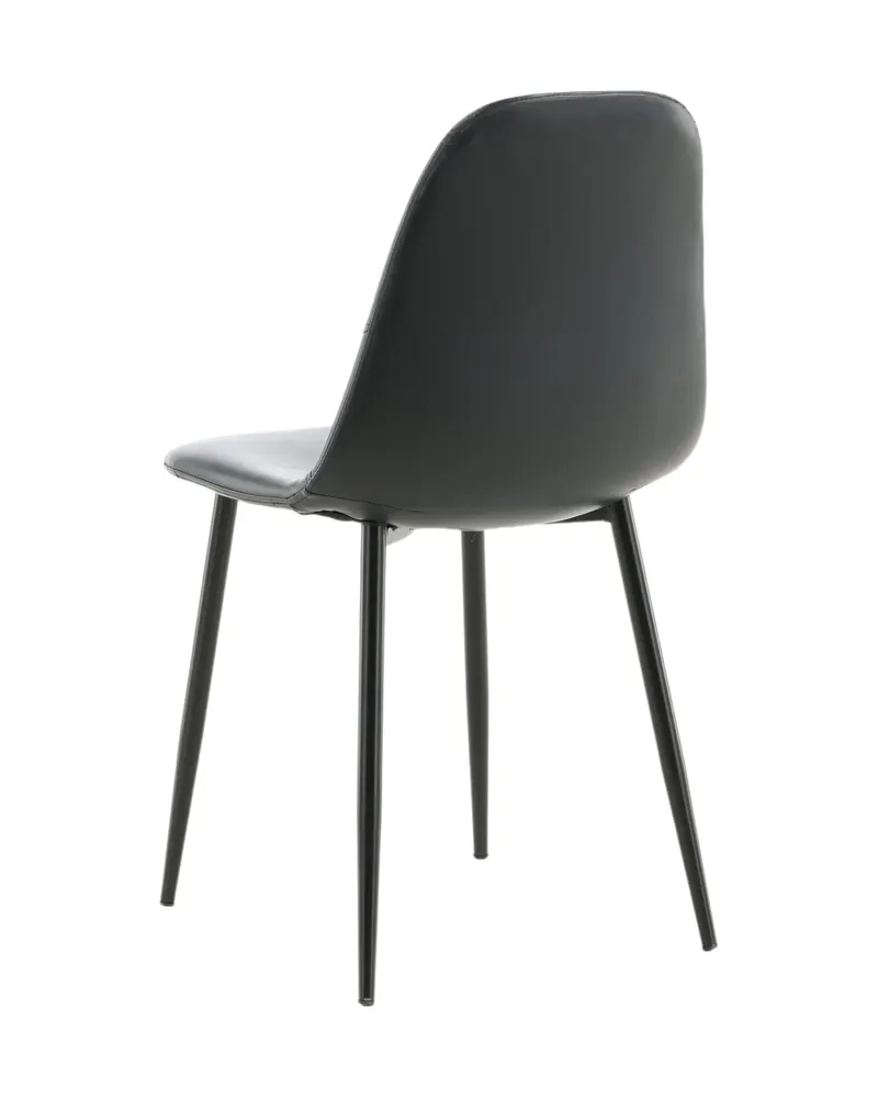 Polar Esszimmerstühle im 2er-Set in Schwarz, PU-Kunstleder, Ansicht 7