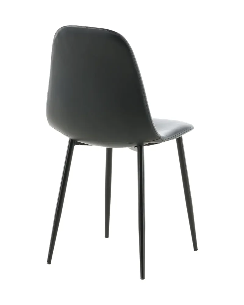 Polar Esszimmerstühle im 2er-Set in Schwarz, PU-Kunstleder, Ansicht 9