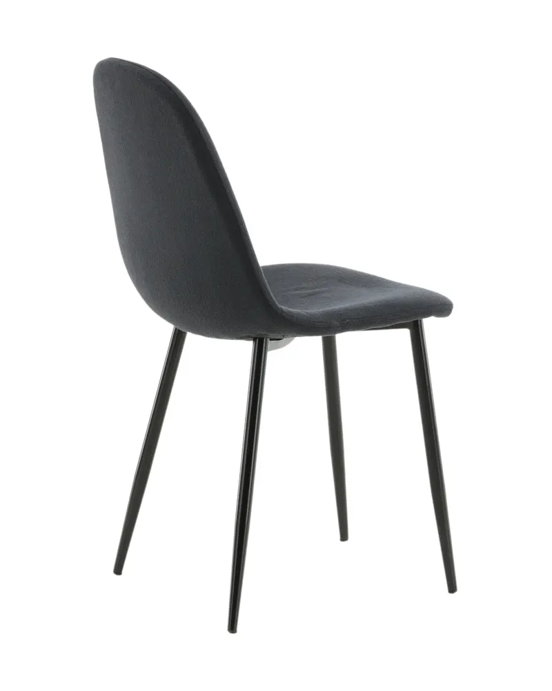 Polar Esszimmerstühle im 2er-Set in Schwarz, Polyester, Ansicht 10