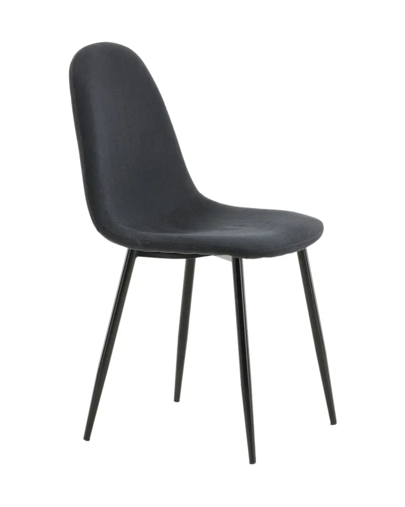Polar Esszimmerstühle im 2er-Set in Schwarz, Polyester, Ansicht 12