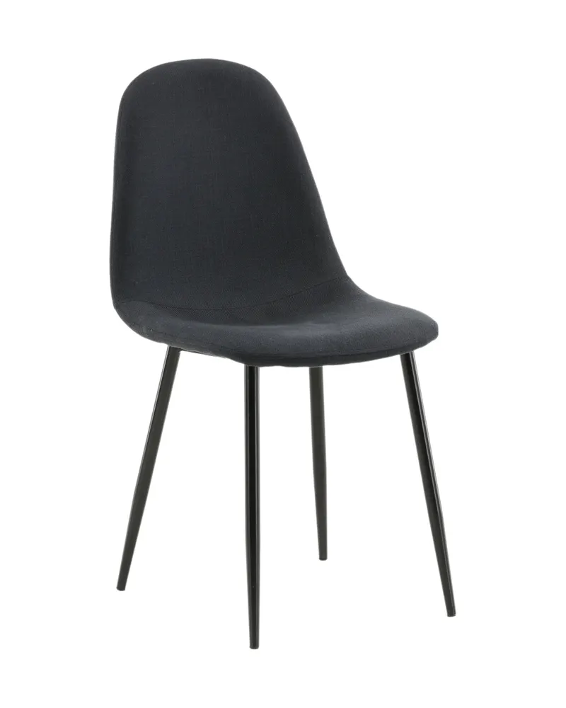 Polar Esszimmerstühle im 2er-Set in Schwarz, Polyester, Ansicht 13