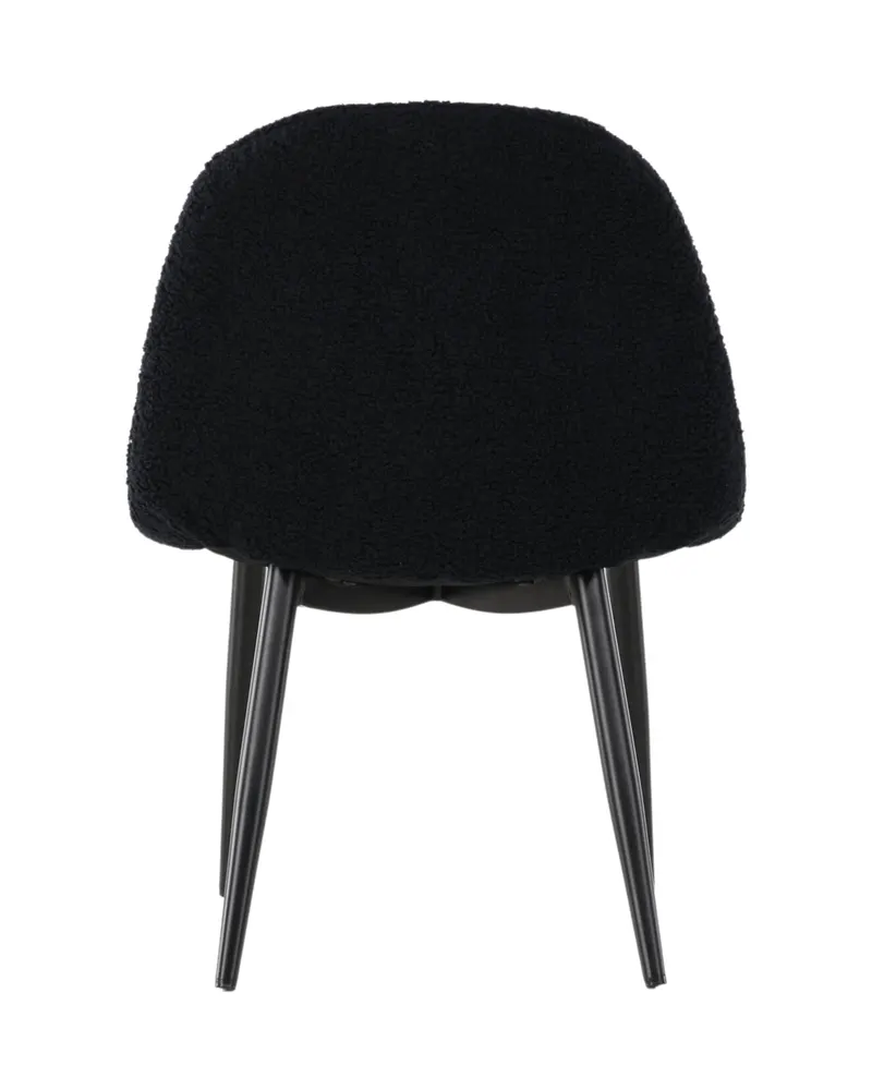 Polar Kinderstuhl im 2er-Set aus Teddystoff in Schwarz, Ansicht 6