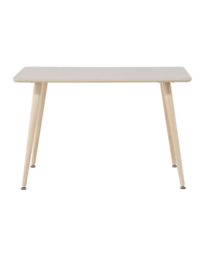 Polar rechteckiger Kindertisch 80 × 60 cm mit Stahlbeinen