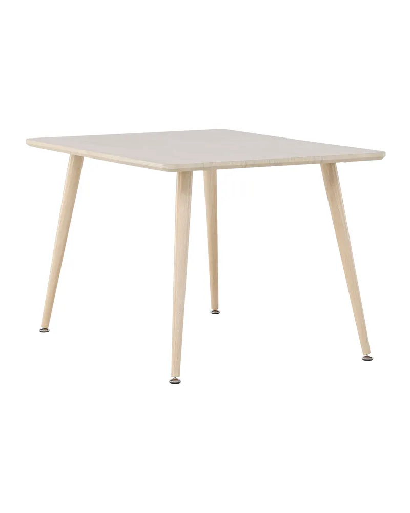 Polar rechteckiger Kindertisch mit Stahlbeinen in 51 × 80 × 60 cm, Whitewash, Ansicht 12