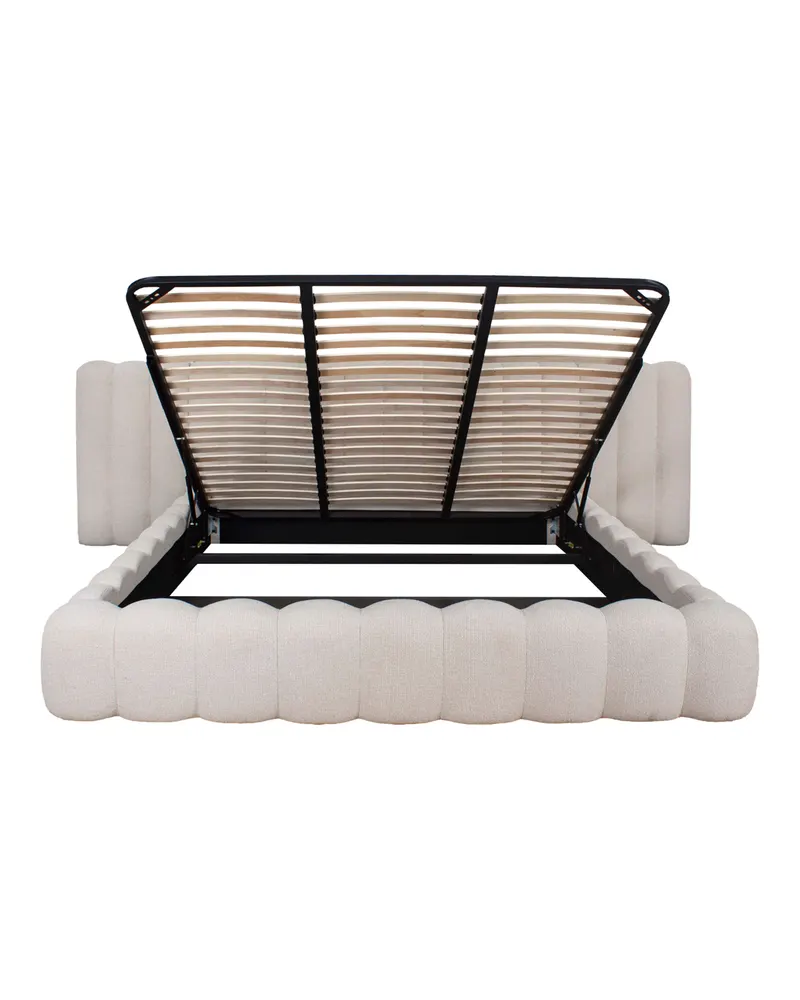 Polsterbett Cupidon, Cream fancy, 180 × 210 cm von Richmond Interiors, Produktansicht 2