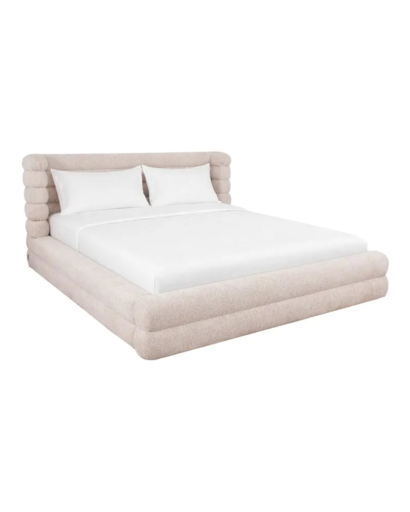 Polsterbett Obidis, Natural linear, 180 × 210 cm von Richmond Interiors, Produktansicht 2