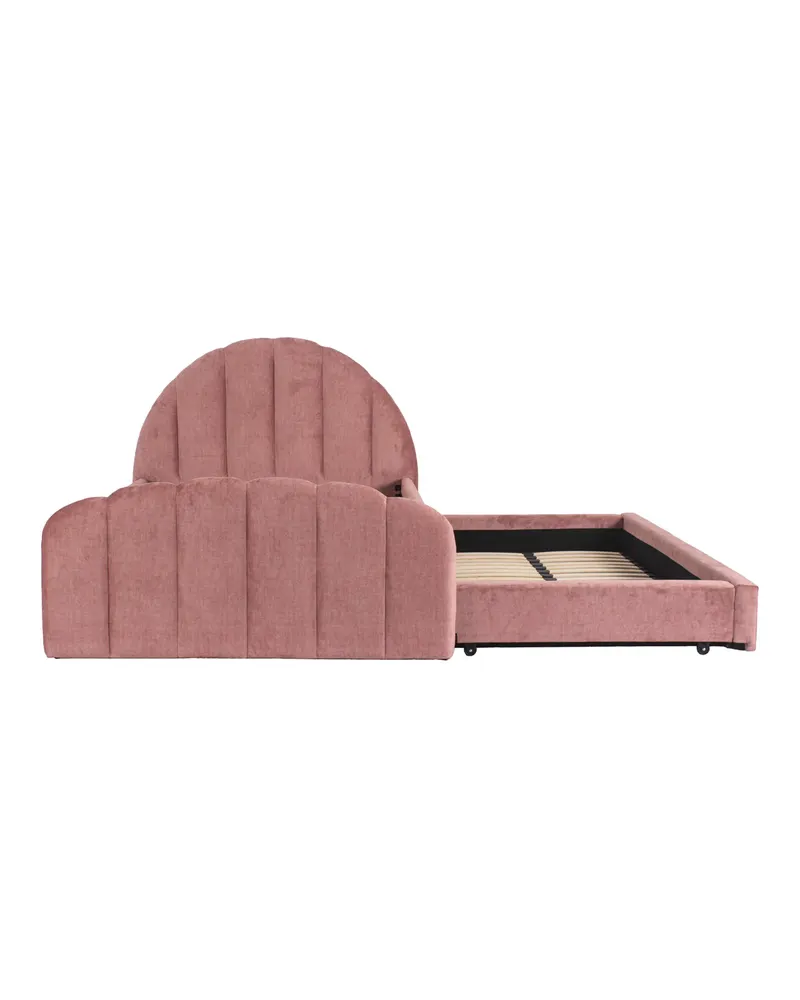 Polsterbett Pixie, Rosewood jewel, 120 × 200 cm von Richmond Interiors, Produktansicht 6