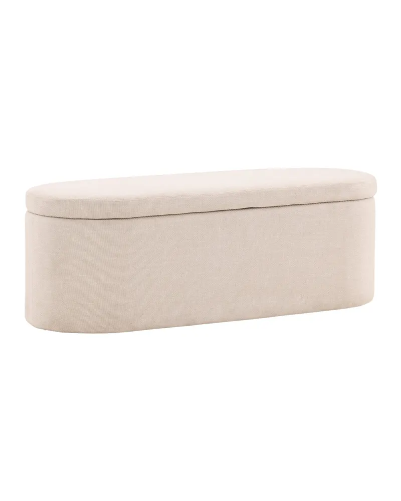 Potenza ovaler Sitzhocker mit Stauraum, Ansicht 2