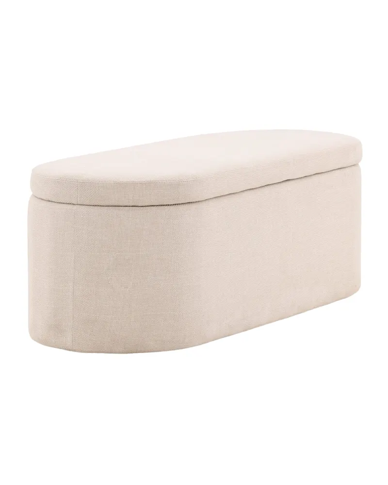 Potenza ovaler Sitzhocker mit Stauraum, Ansicht 3