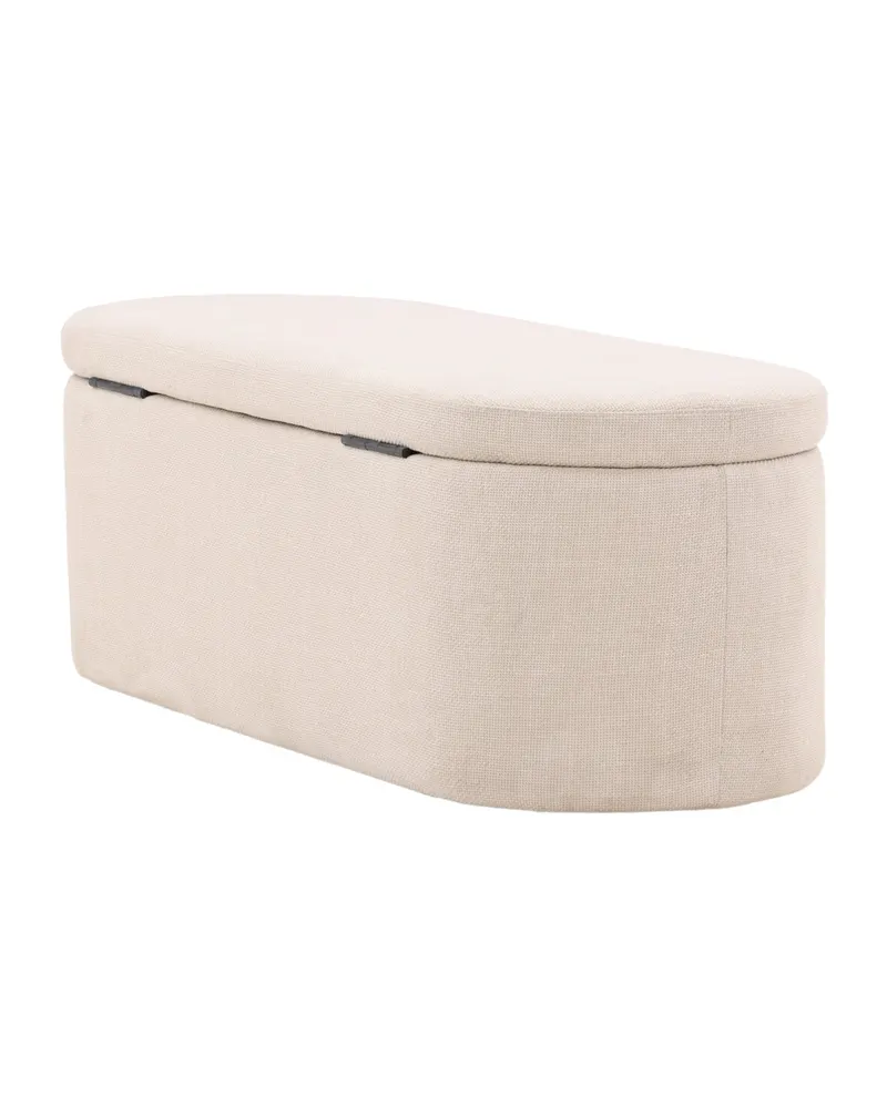 Potenza ovaler Sitzhocker mit Stauraum, Ansicht 6