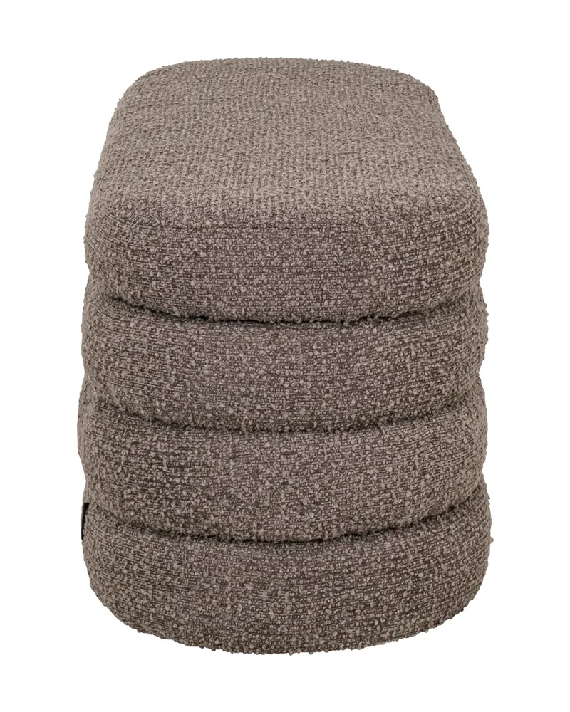 Pouf Camille in Brown chunky von Richmond Interiors, Produktansicht 3