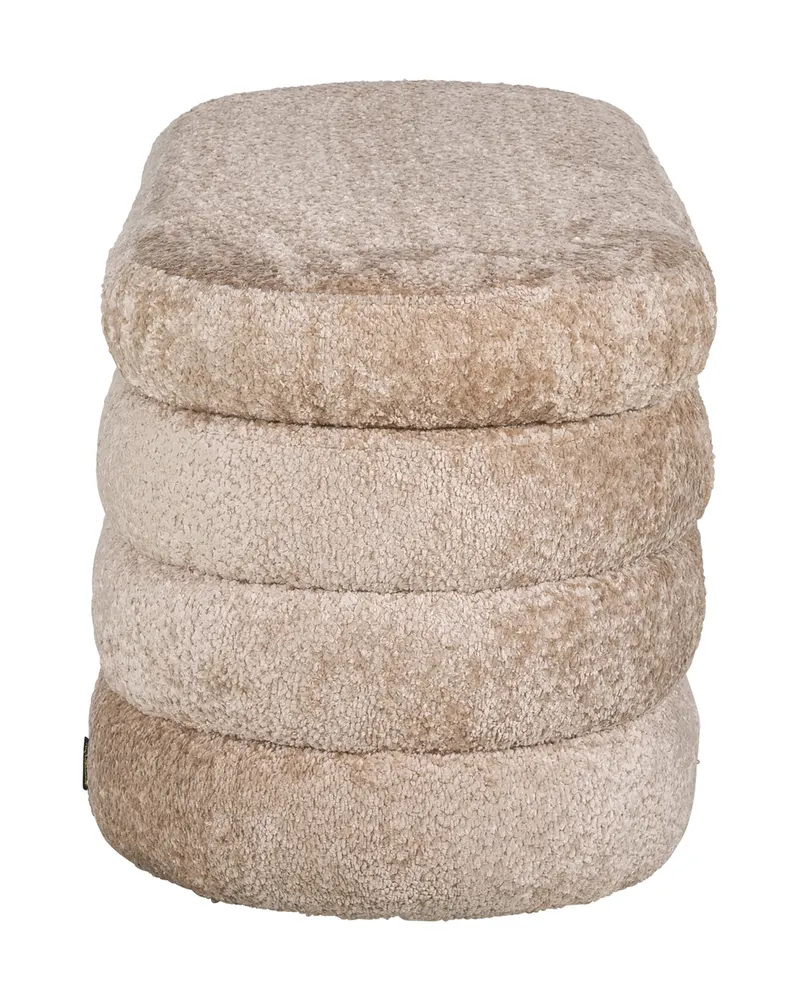 Pouf Camille, Sheep natural von Richmond Interiors, Produktansicht 3