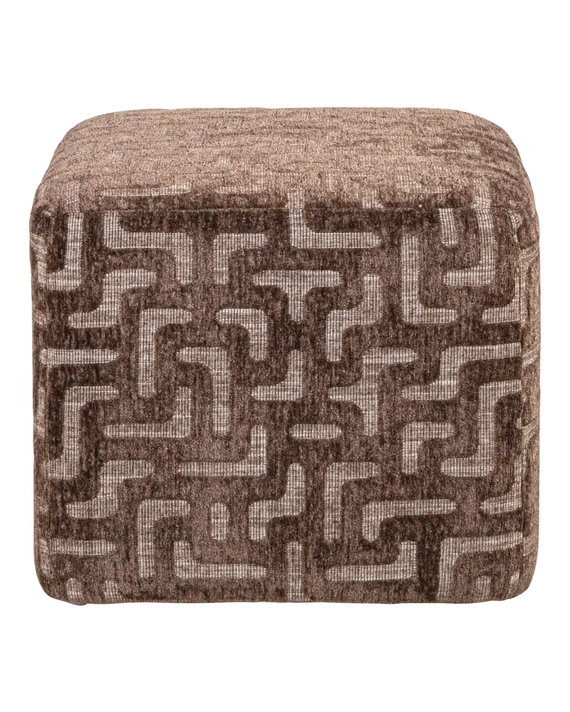 Pouf Ciela, Brown labyrinth von Richmond Interiors