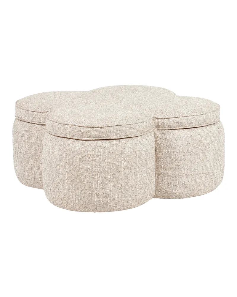 Pouf Corbeau, Sand tweed von Richmond Interiors, Produktansicht 2
