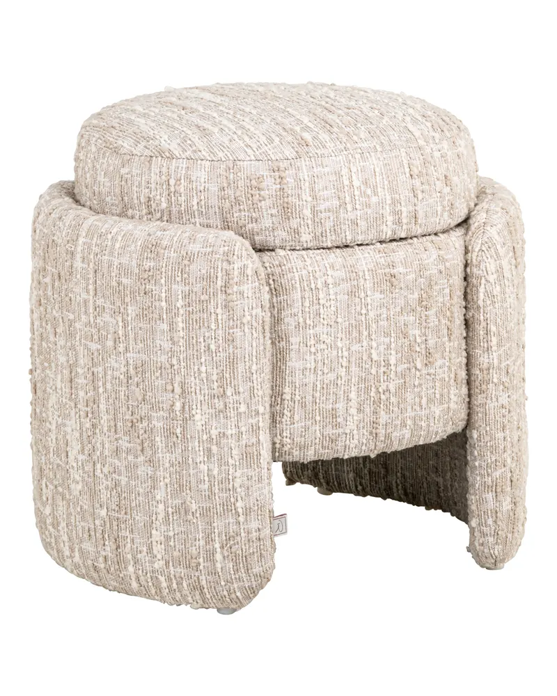 Pouf Cupid, Beige angora von Richmond Interiors, Produktansicht 2