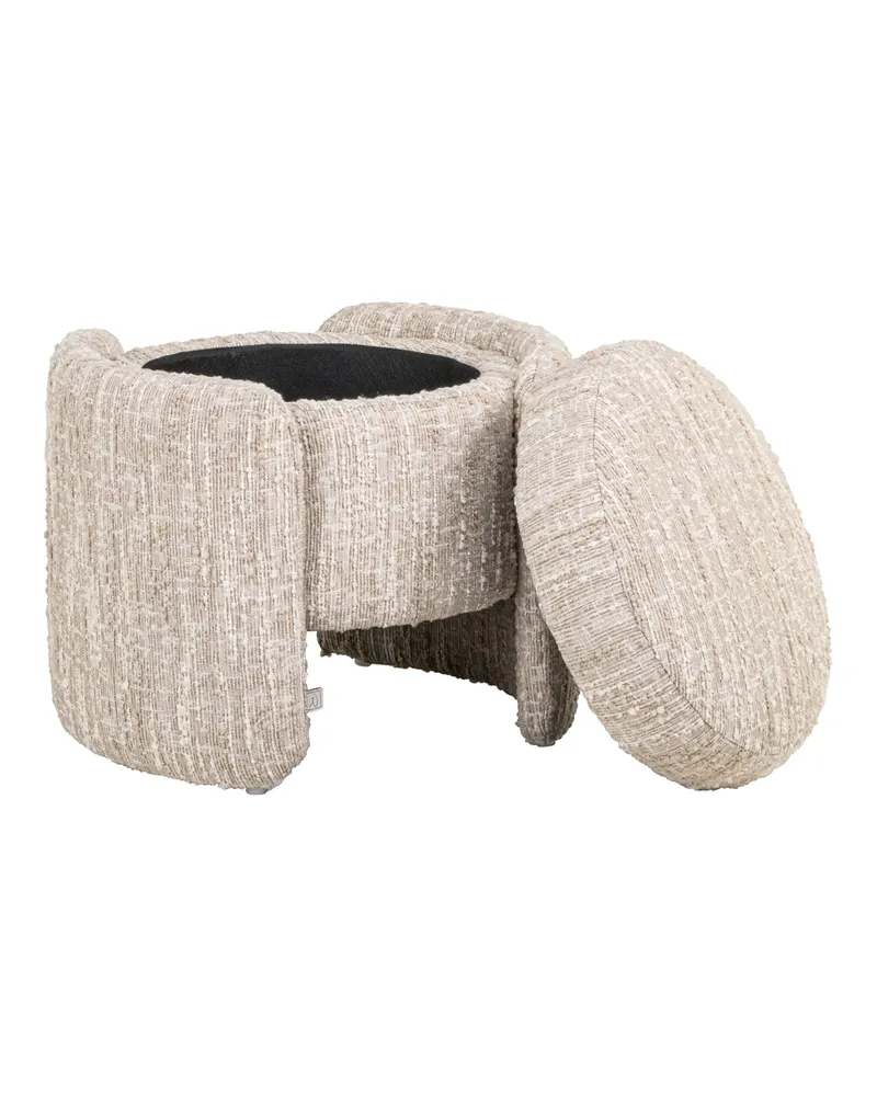 Pouf Cupid, Beige angora von Richmond Interiors, Produktansicht 4