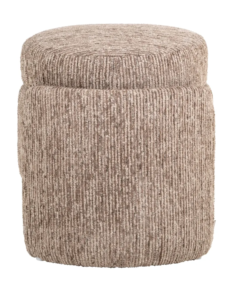 Pouf Cupid, Mocca linear von Richmond Interiors, Produktansicht 3