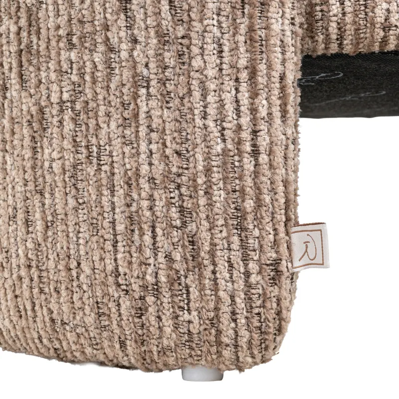 Pouf Cupid, Mocca linear von Richmond Interiors, Produktansicht 5