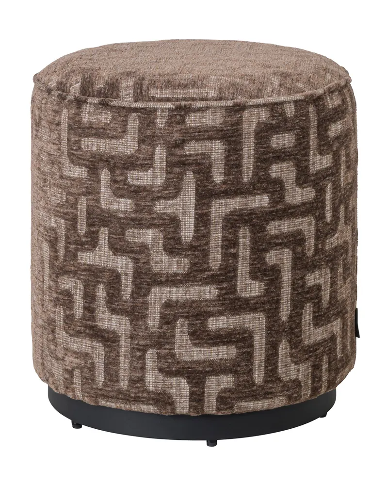 Pouf Lexie Brown Labyrinth von Richmond Interiors
