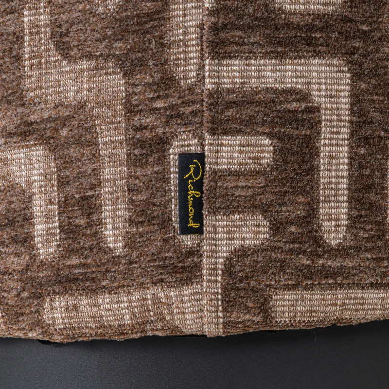 Pouf Lexie Brown Labyrinth von Richmond Interiors, Produktansicht 2