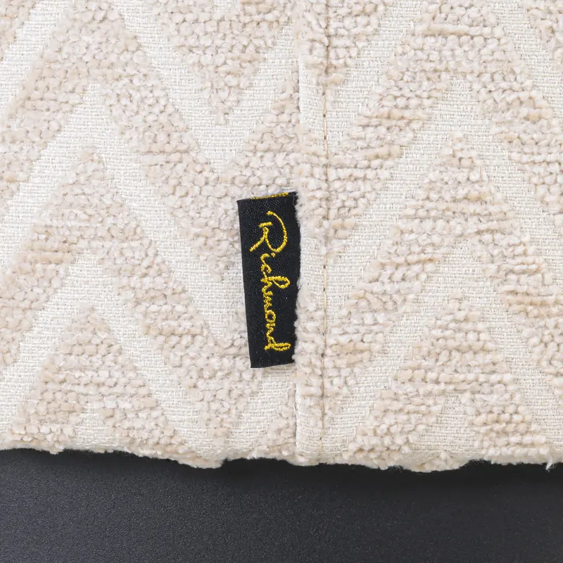 Pouf Lexie Beige Chevron von Richmond Interiors, Produktansicht 2