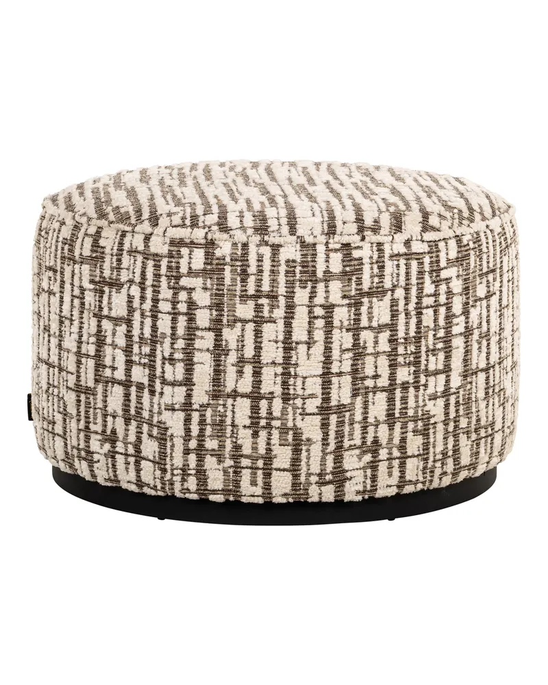 Pouf Lexie, Creme, 70Ø cm von Richmond Interiors