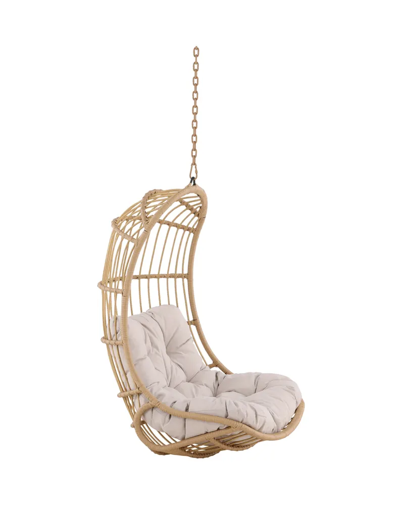 Pulau Hängesessel aus Rattan mit Kissen, Ansicht 2