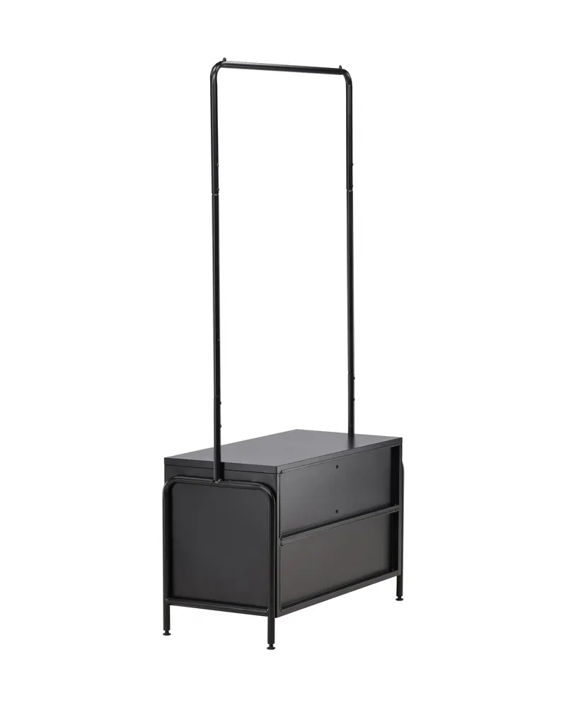 Quito Garderobe mit Kleiderstange, Fächern und Schublade, Ansicht 8