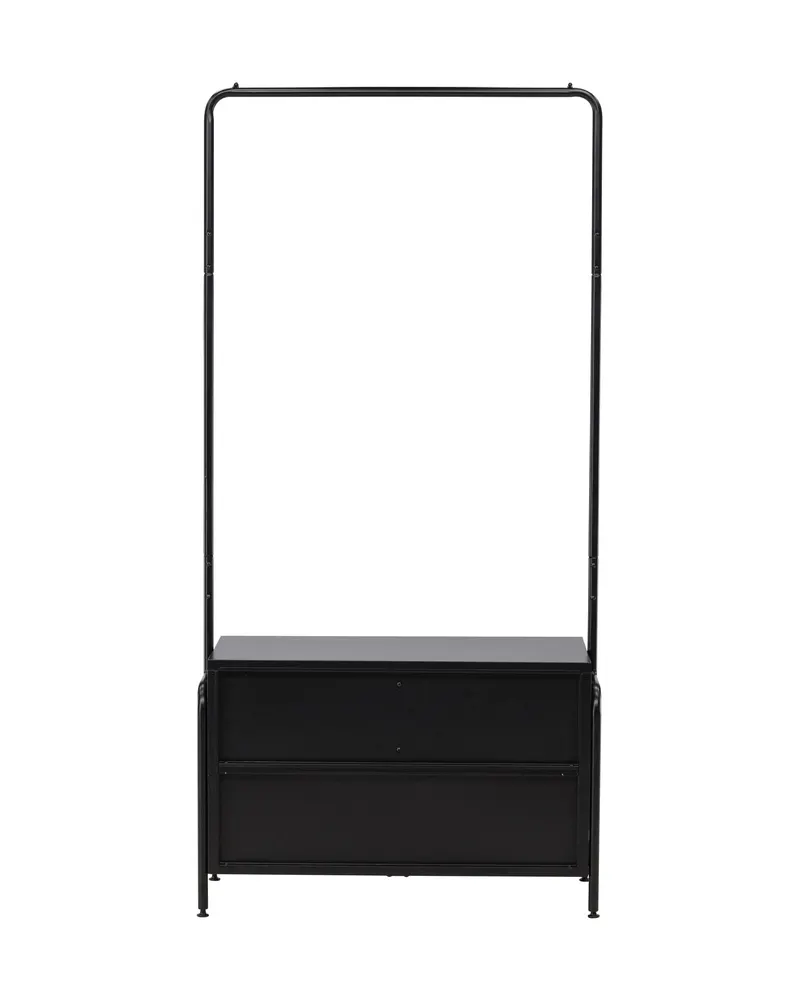 Quito Garderobe mit Kleiderstange, Fächern und Schublade, Ansicht 10