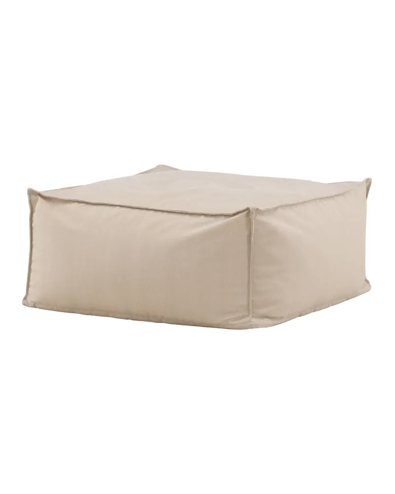 Rambo Outdoor-Pouf aus Olefin, quadratisch 85 × 85 cm