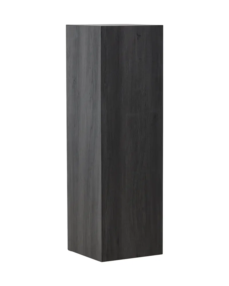 Ramsvik hoher Beistelltisch in Säulenform in 40 × 40 cm, Schwarz, Ansicht 1